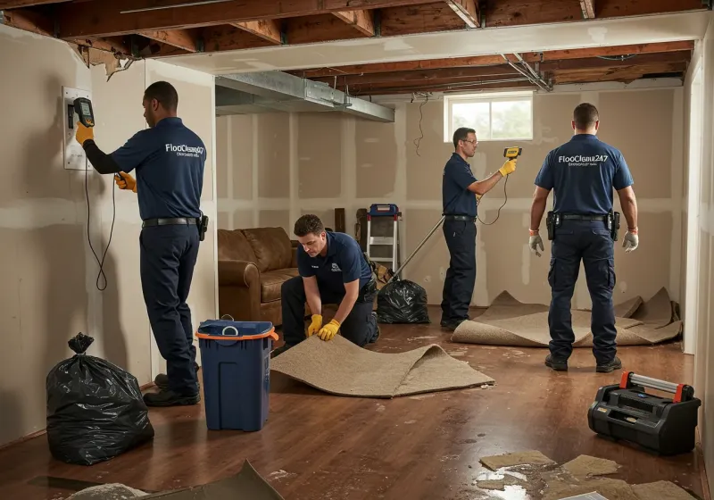 Flood DamageMaterial Assessment and Debris Removal process in Mountain View, HI